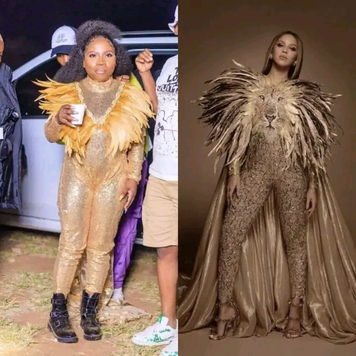 You are currently viewing Makhadzi Criticized By Fans for Attempting To Look Like Beyonce