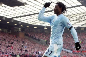 Read more about the article WATCH: Benjani Mwaruwari’s Fairytale Journey to Man City Glory Unveiled