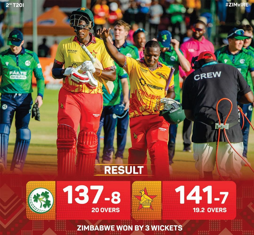You are currently viewing Munyonga steers Zimbabwe to thrilling last-over win
