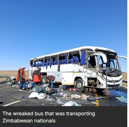 You are currently viewing Zimbabwe declares state of disaster after bus crash kills 11 nationals